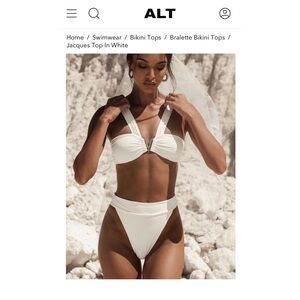 ALT Swim Jacques Bikini Top and Allera High Waisted Bikini Bottom